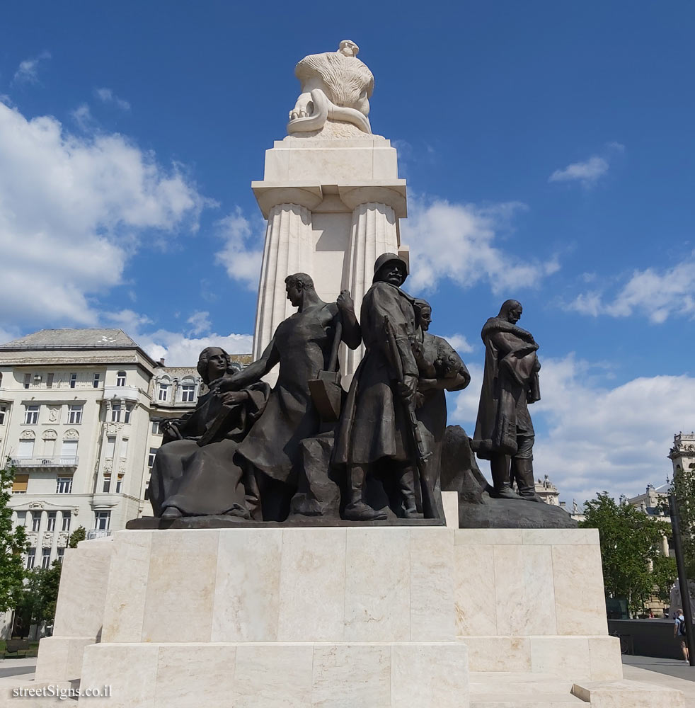 Budapest - Monument commemorating Hungarian Prime Minister István Tisza - Budapest, Kossuth Lajos tér 16, 1055 Hungary