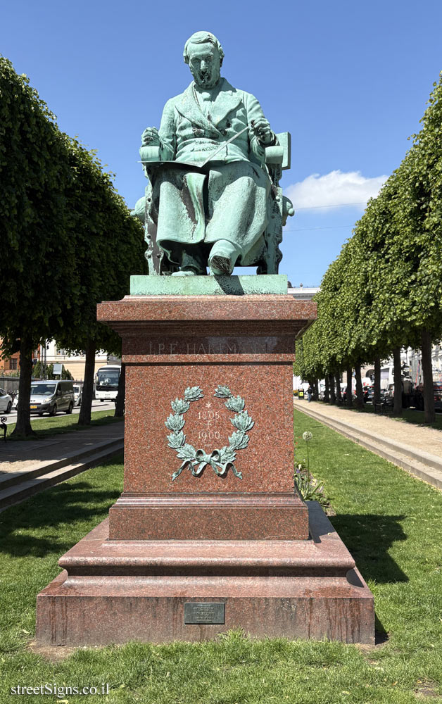 Copenhagen - commemorative statue of the composer Johan Peter Emilius Hartmann - Sankt Annæ Pl. 11C, 1250 København K, Denmark Copenhagen - commemorative statue of the composer Johan Peter Emilius Hartmann - Sankt Annæ Pl. 11C, 1250 København K, Denmark