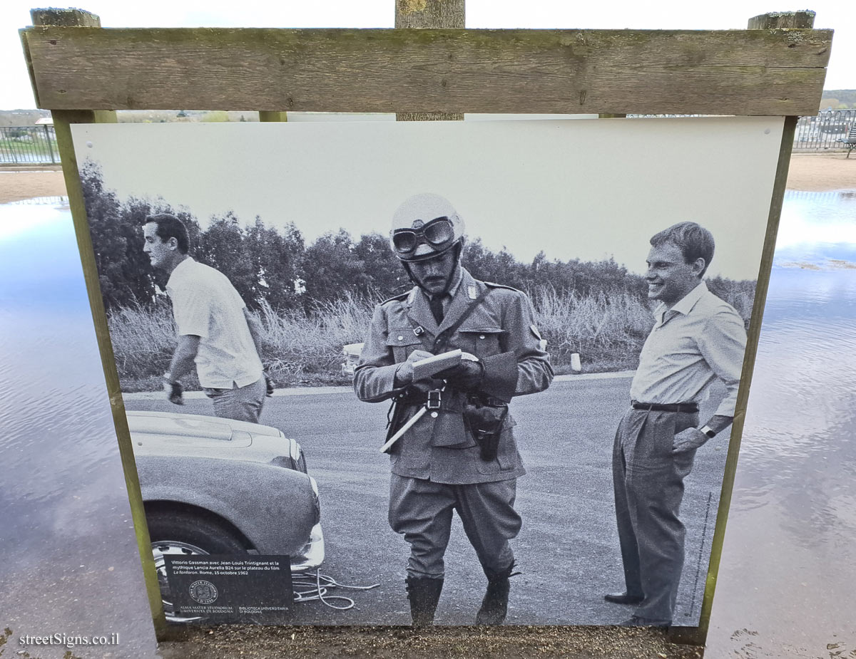 Blois - Cinecittà, the golden age of Italian cinema - Vittorio Gassman with Jean-Louis Trintignant  (1962)