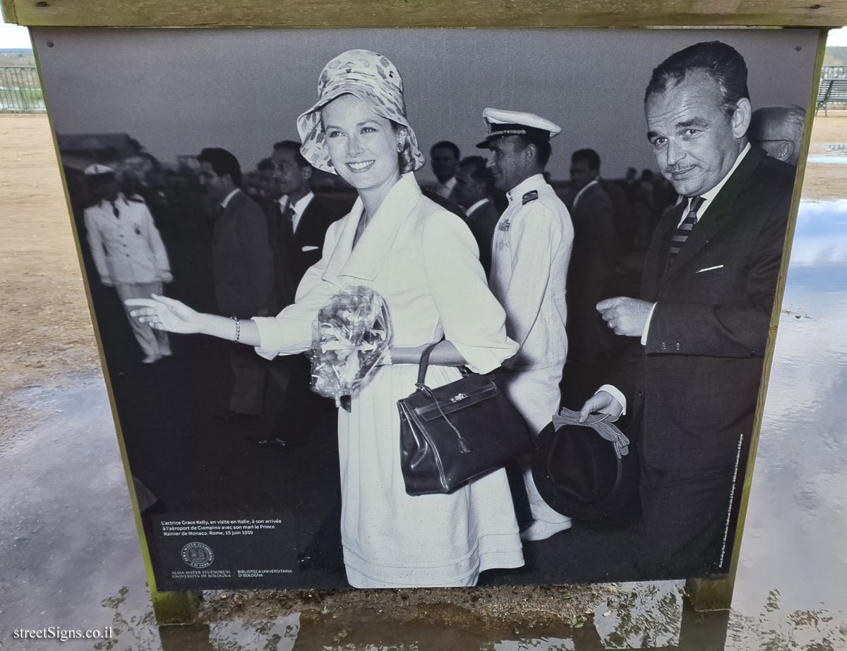 Blois - Cinecittà, the golden age of Italian cinema - Grace Kelly and Prince Rainier of Monaco (1959)