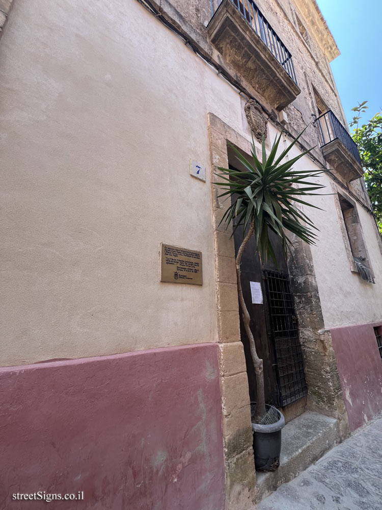 Ibiza - the house where the Alberti and León lived during their stay in Ibiza - Carrer Major, 7, 07800 Eivissa, Illes Balears, Spain