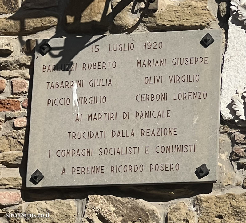 Panicale - the commemoration of the peasant uprising on July 15, 1920 and more- Via Antonio Grossi, 5, 06064 Panicale PG, Italy