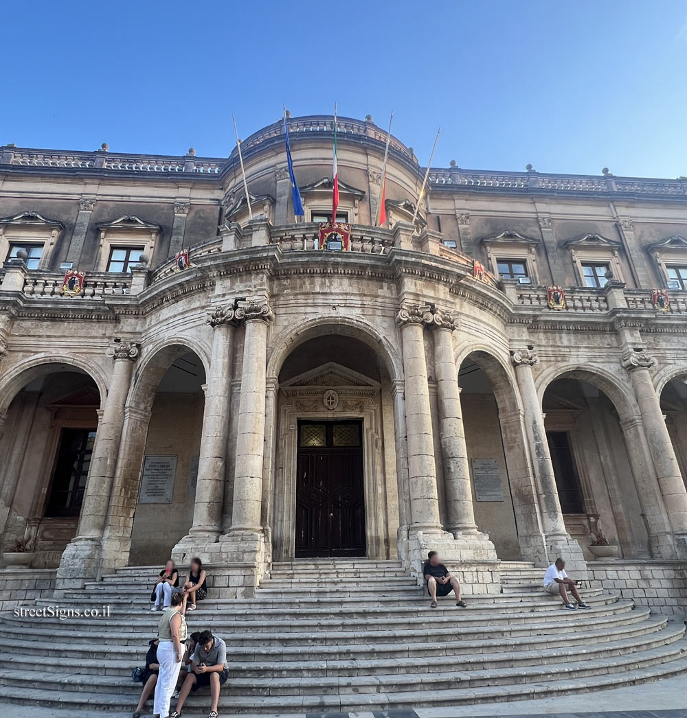 Noto - World Heritage Site - Palazzo Ducezio (Town hall) - Corso Vittorio Emanuele, 139, 96017 Noto SR, Italy