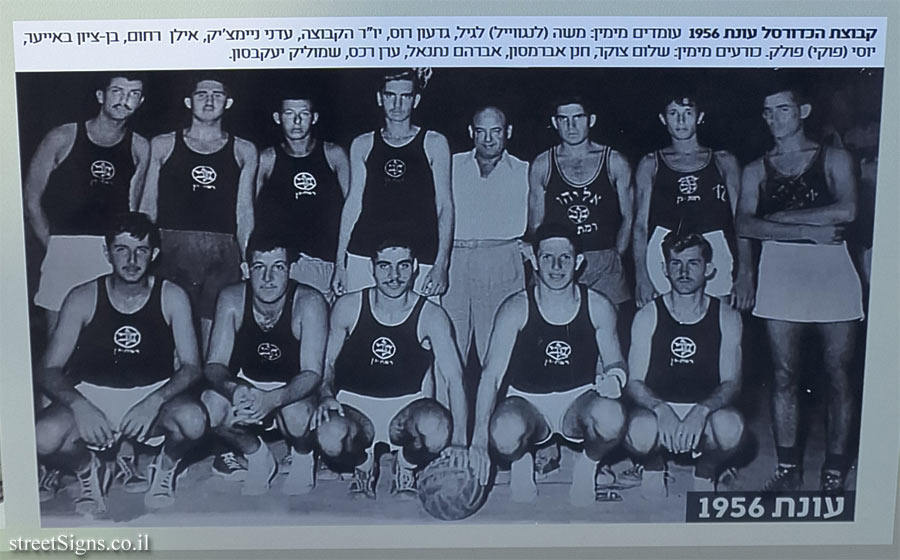 About Maccabi Ramat Gan - The basketball team, 1956