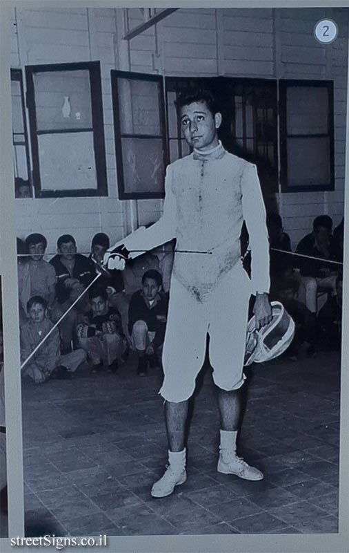 About Maccabi Ramat Gan - The late Dan Alon, Israeli champion in fencing