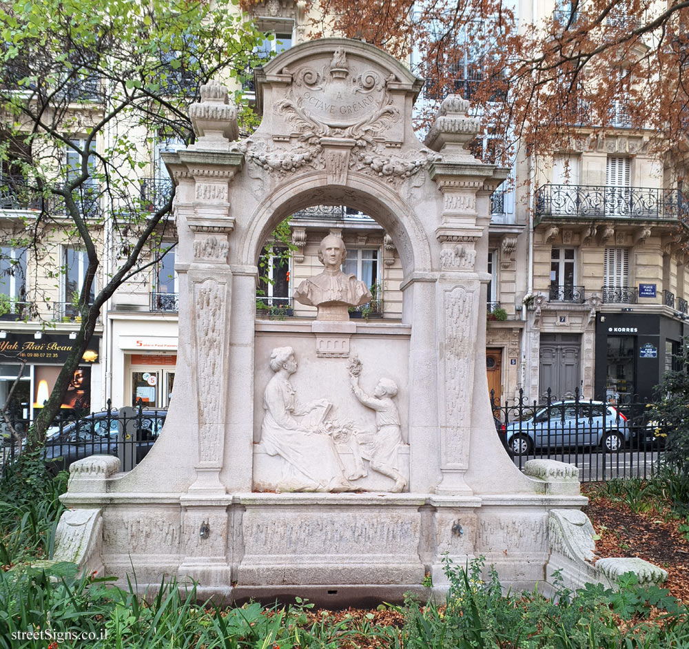 Paris - Monument to Octave Gréard - Square Samuel Paty, 2 Pl. Paul Painlevé, 75005 Paris, France