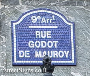 Paris - Godot de Mauroy Street